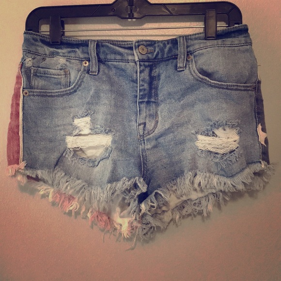 Mossimo high rise jean shorts - Picture 1 of 2